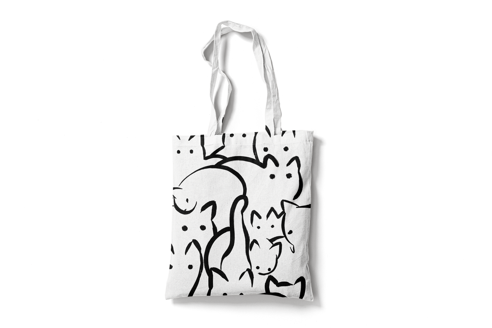 Tasche mit Katzen von Lina Tersteegen